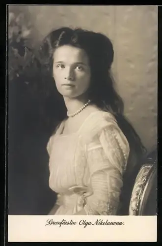 AK Die junge Grossfürstin Olga Nikolaewna von Russland