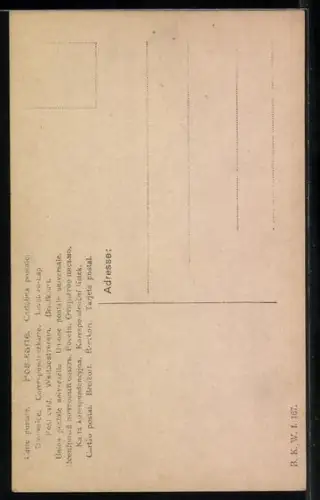 AK Zarin Alexandra Feodorowna von Russland in einem schwarzen Kleid