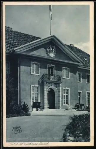 AK Neudeck, Portal des Gutshauses Neudeck