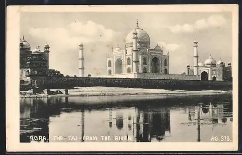 AK Agra, The Taj from the River