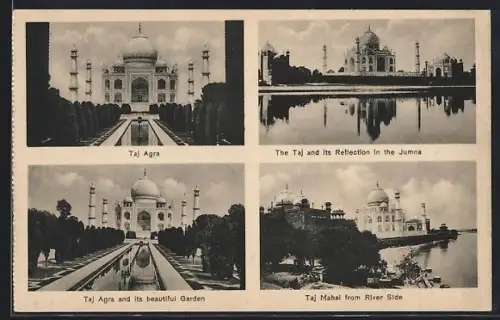 AK Agra, Taj Agra, Taj Mahal from River Side