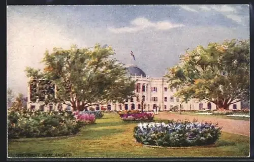 Künstler-AK Calcutta, Government House