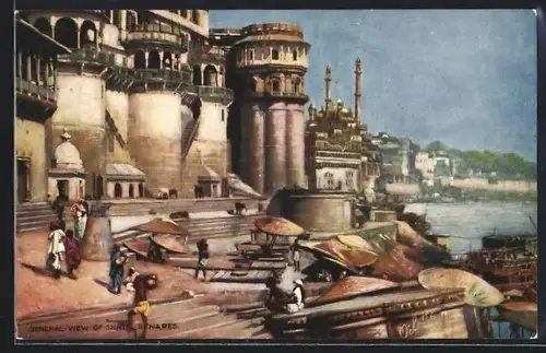 AK Benares, General View of Ghats