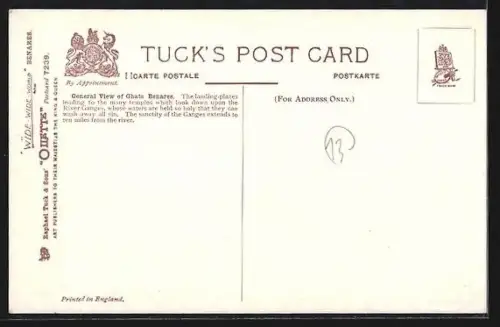 AK Benares, General View of Ghats