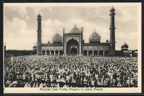 AK Delhi, Ramzan final Friday Prayers in Jama Masjid