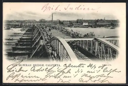 AK Calcutta, the Howrah Bridge