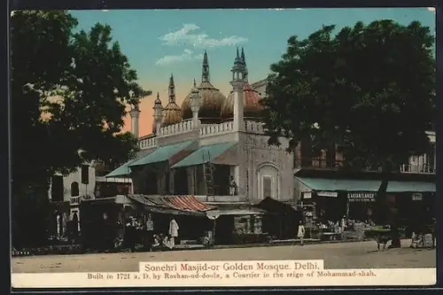 AK Delhi, Sonehri Masjid-or Golden Mosque