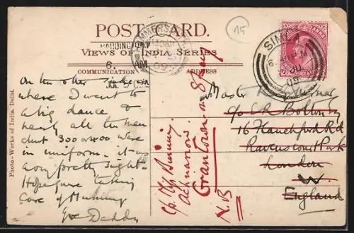 AK Simla, Ciceregal Lodge, The Residence of H. E. the Viceroy