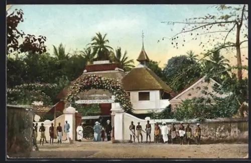AK Erukadtantscheri, Ost-Indien, vor der Industrieschule