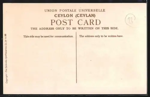 AK Colombo, Road Scene Cinnamon Gardens