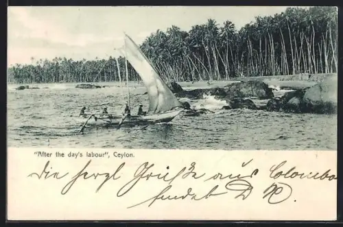 AK Ceylon, After the day`s labour
