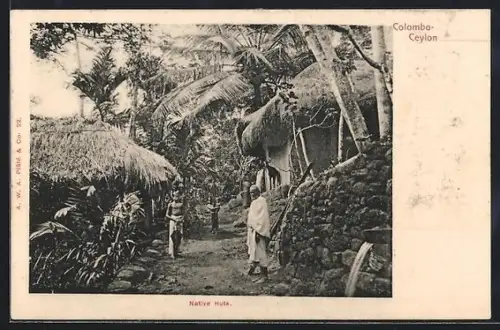AK Colombo, Einheimische Hütten