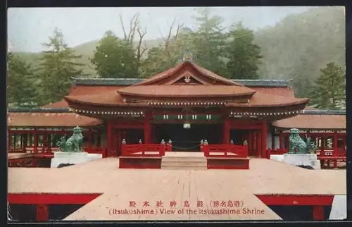 AK Itsukushima, View of the Itsukushima Shrine