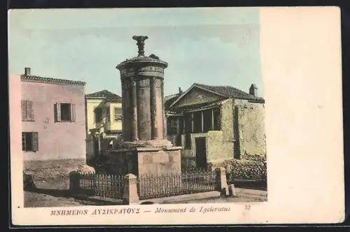 AK Athen, Monument de Lycicratus