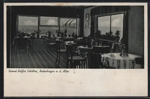 AK Hodenhagen a. d. Aller, Strand-Kaffee Schultze