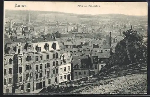 AK Barmen, Partie am Hohenstein