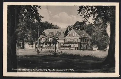 AK Wuppertal-Elberfeld, Park-Restaurant Freudenberg, Bes. Andreas Hermann