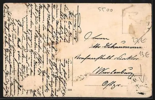 AK Trier, Simeonstrasse mit Porta Nigra