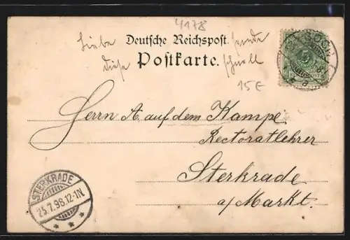 AK Kevelaer, Gnadenkapelle, Stadtansicht