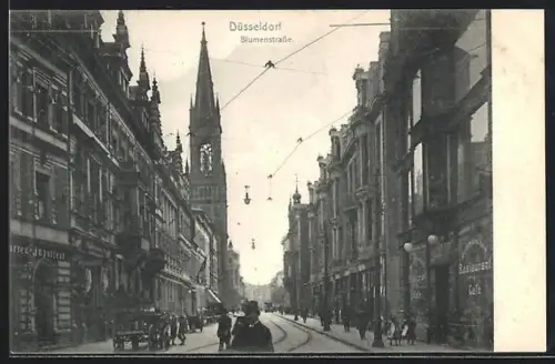 AK Düsseldorf, Blumenstrasse