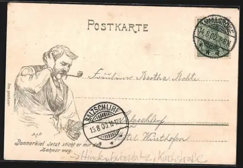 AK Walsrode, Denkmal, Hindenburgplatz, Kirchstrasse