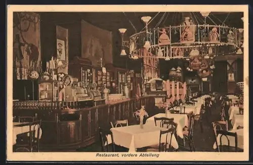 AK Dortmund, Restaurant Zum Biedermeier, Bes. Otto Kallenbach