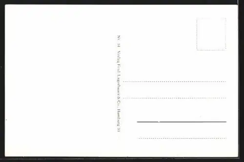 AK Kirchboitzen, Geschäftshaus Heinemeyer, Kirche, Mühlenteich