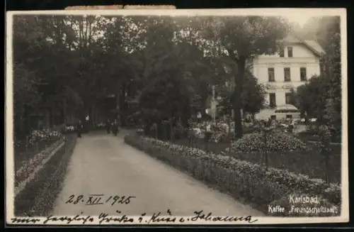 AK Karlsbad, Cafe Freundschaftssaal