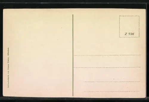 AK Karlsbad, Katholische Kirche mit Ortsansicht aus der Vogelschau