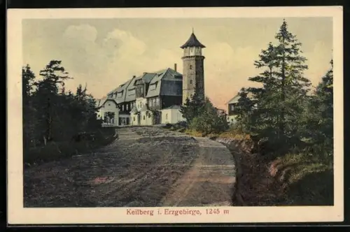 AK Keilberg i. Erzgebirge, Strassenpartie