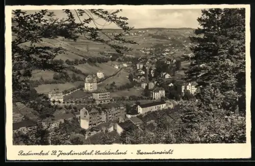 AK St. Joachimsthal /Sudetenland, Gesamtansicht