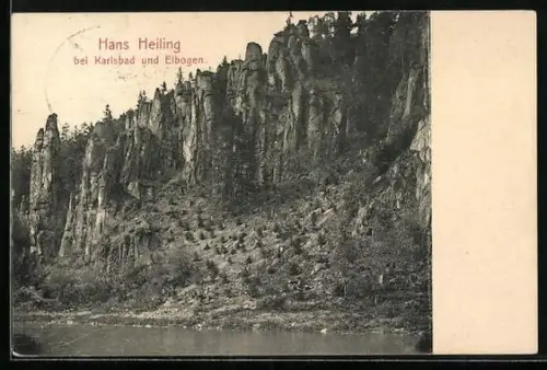 AK Hans Heiling, Blick auf Elbogen
