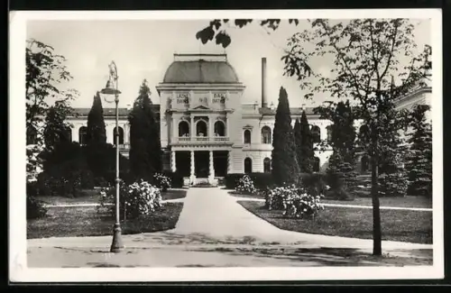 AK Franzensbad, Weg zum Badehaus