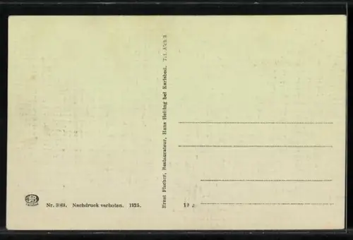 AK Hans Heiling bei Karlsbad, Das Brautpaar, Der Kapuziner