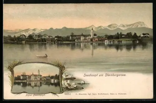 AK Seeshaupt am Starnberger See, Hotel Seeshaupt