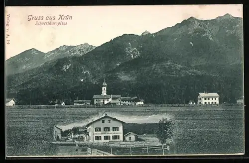 AK Krün, Blick zur Schöttlkarspitze
