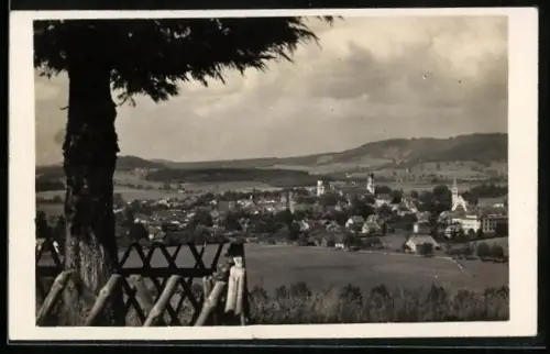 AK Isny, Panoramaansicht des Ortes