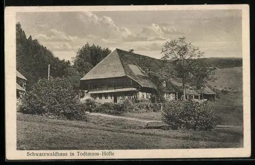 AK Todtmoos-Höfle, Gasthof Schwarzwaldhaus
