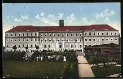 AK Bad Kohlgrub, Blick zum Sanatorium