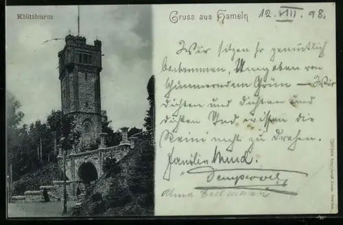 AK Hameln, Partie am Klütturm