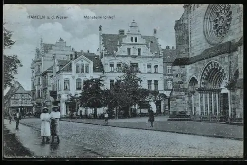 AK Hameln a. d. Weser, Münsterkirchhof