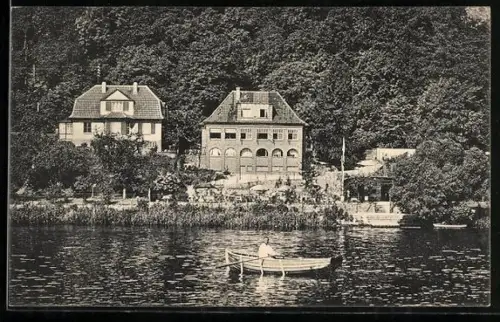 AK Hameln, Restaurant Strandhaus-Café in der Pyrmonter Strasse 69, Inh. H. Wohning