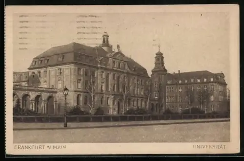 AK Frankfurt-Westend, Partie an der Universität