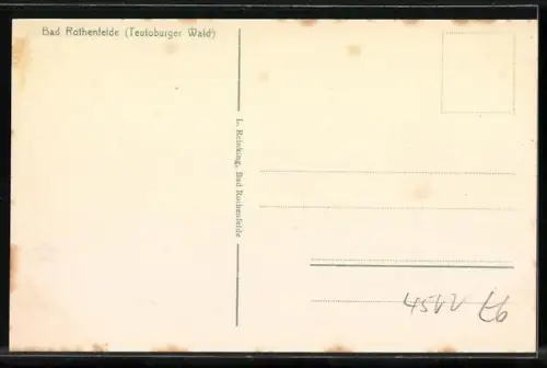 AK Nad Rothenfelde /Teutoburger Wald, Teich zu Helfern