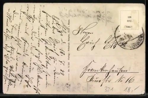 AK Elze i. Hann., Am Rolandsdenkmal