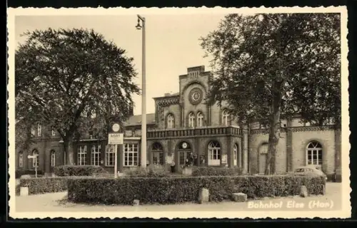 AK Elze /Han., Partie am Bahnhof