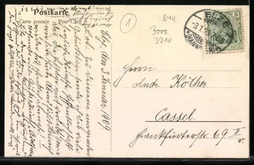 AK Elze in Hann., v. Bock`scher Park, Kirche