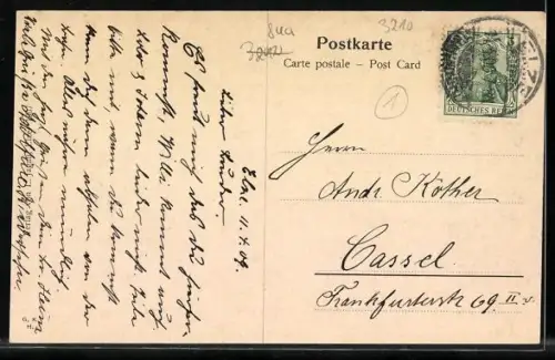 AK Elze i. Hann., Partie an der Saale