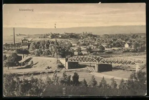 AK Vienenburg, Eisenbahnbrücke im Ort