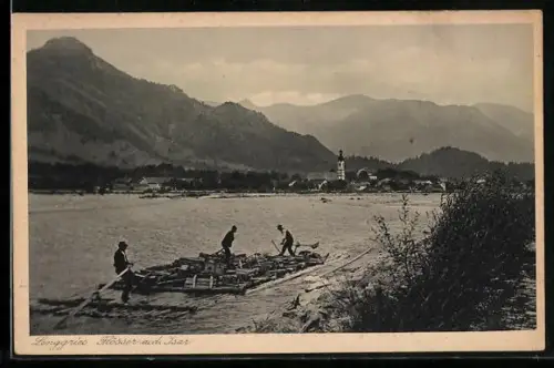 AK Lenggries, Flösser auf der Isar
